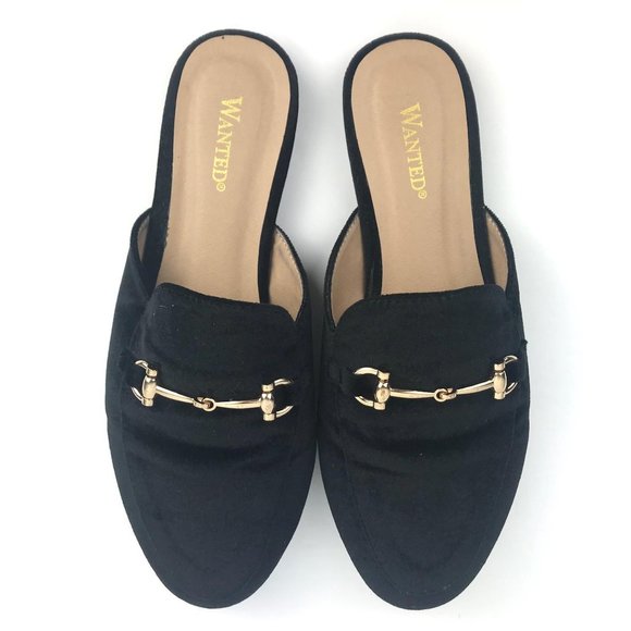 Wanted Shoes - Wanted Black Velvet Snaffle Horse Bit Mules
